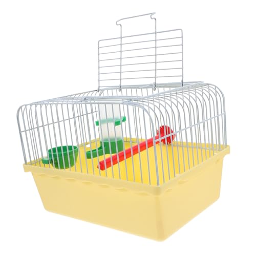 UKCOCO tragbarer Vogelkäfig Haustierkäfig Reisekäfig für kleine Vögel Papageienträger dekorativer Vogelkäfig Finken coop tragbarer Jungtierkäfig Mäusekäfig für Hausmäuse Käfige Yellow UKCOCO tragbarer Vogelkäfig Haustierkäfig Reisekäfig für kleine Vögel Papageienträger dekorativer Vogelkäfig Finken coop tragbarer Jungtierkäfig Mäusekäfig für Hausmäuse Käfige Yellow von UKCOCO