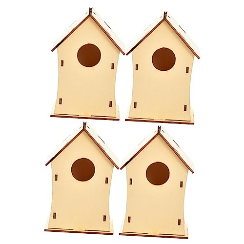 ULDIGI 4stücke Unbemalte Holzhaus Ornamente Für Weihnachtsdekoration Kreative Bastelidee Für Als Zu Weihnachten Für Feiertage ULDIGI 4stücke Unbemalte Holzhaus Ornamente Für Weihnachtsdekoration Kreative Bastelidee Für Als Zu Weihnachten Für Feiertage von ULDIGI