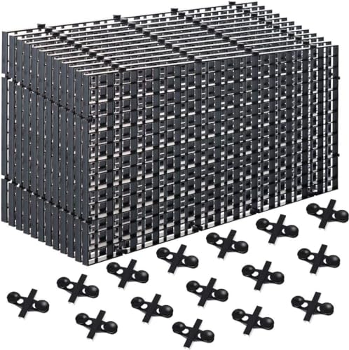Trennwand für Aquarien, Kunststoff, Eierkiste, Aquarium-Filter, Bodenwanne, Gitter, Trennwand, Trennwand für gemischte Zucht, Lichtdiffusor, 15 Saugnäpfe, 12 Stück Trennwand für Aquarien, Kunststoff, Eierkiste, Aquarium-Filter, Bodenwanne, Gitter, Trennwand, Trennwand für gemischte Zucht, Lichtdiffusor, 15 Saugnäpfe, 12 Stück von ULELE