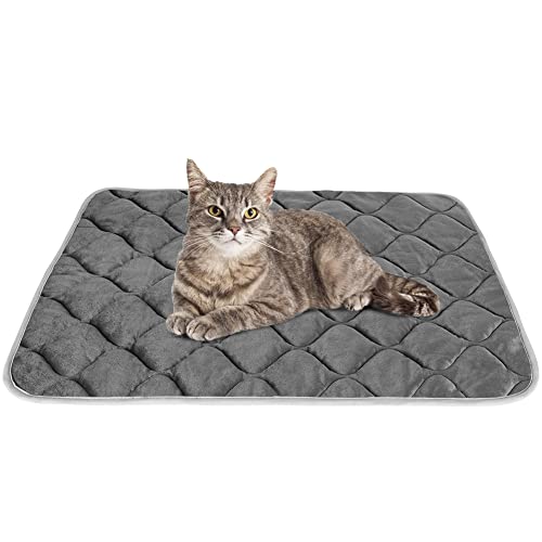 ULIGOTA Selbstwärmendes Katzenbett, selbstwärmende Katzenmatte, thermische Haustierbett-Matte, selbstwärmende Hundekäfig-Pad, 50,8 x 40,6 cm von ULIGOTA