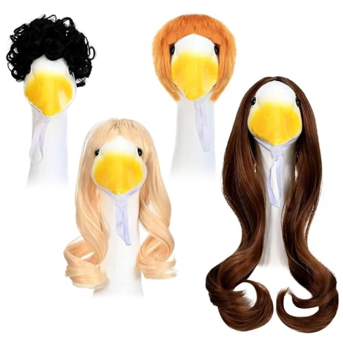 Einzigartiges Tier-Haarteil-Set, modelliert nach traditioneller Vogelfigur, verbessert Party-Themen und Feste, Kunstfaser-Haustierkostüm Einzigartiges Tier-Haarteil-Set, modelliert nach traditioneller Vogelfigur, verbessert Party-Themen und Feste, Kunstfaser-Haustierkostüm von ULIJTH