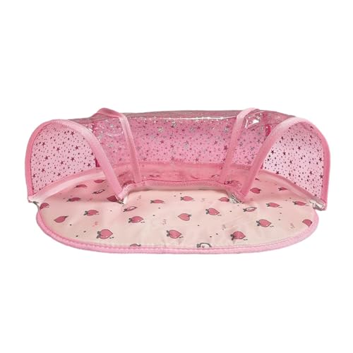 Kleintier-Tunnel-Spielzeug und Spielmatte, atmungsaktives Nest, Kühlkissen für Chinchillas, Kaninchen, Hamster, kaufest, Geschenk, weicher Hamstertunnel und Ruheunterlage Kleintier-Tunnel-Spielzeug und Spielmatte, atmungsaktives Nest, Kühlkissen für Chinchillas, Kaninchen, Hamster, kaufest, Geschenk, weicher Hamstertunnel und Ruheunterlage von ULIJTH