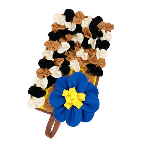 Slow Feeder Pad für kleine Tiere, Puzzle-Spielzeug mit Blumenform, Polyestergewebe, fördert den Futtersuchtsinstinkt, Igel, Futtersuche, Trainingsmatte Slow Feeder Pad für kleine Tiere, Puzzle-Spielzeug mit Blumenform, Polyestergewebe, fördert den Futtersuchtsinstinkt, Igel, Futtersuche, Trainingsmatte von ULIJTH