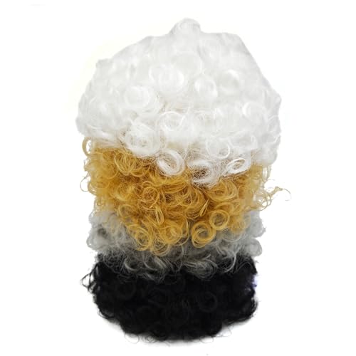 ULIJTH Afros Haustier-Perücke, Gänse-Haarteil, Haar-Accessoire, ideal für kreative Haustierbesitzer, Themen-Events, Fotografie, Anlass, Kopfbedeckung, Gänse, Haarteil für Partys ULIJTH Afros Haustier-Perücke, Gänse-Haarteil, Haar-Accessoire, ideal für kreative Haustierbesitzer, Themen-Events, Fotografie, Anlass, Kopfbedeckung, Gänse, Haarteil für Partys von ULIJTH