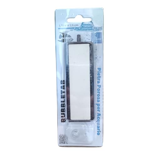 ULISSE® Ocean Live BubbleTab Diffusor für Mikroblasen mit Saugnapf, poröser Stein mikroisiert Luft für Sauerstoffversorgung, dekorativer Effekt für Aquarium, ungiftiges Material von ULISSE