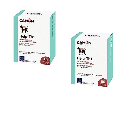 ULISSE Multipack Camon Help TH1 Tabletten, Unterstützung für das Immunsystem von Hund und Katze, Angebot 2 Packungen mit 60 Tabletten Cad. von ULISSE