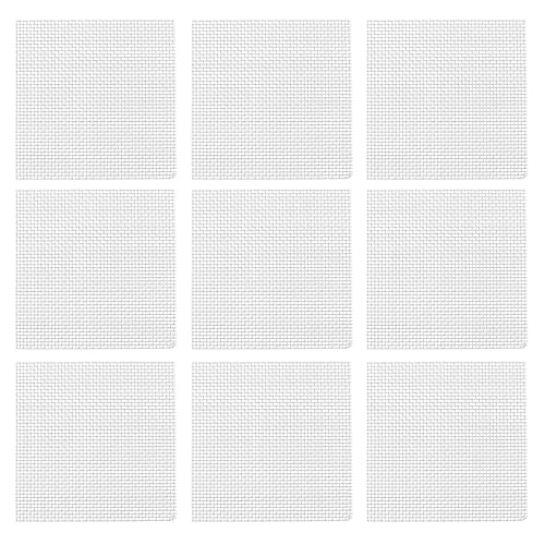 ULTECHNOVO 10stücke Teiliges Edelstahl-mesh Pad Für Aquarium Pflanzen Rostfrei Und Korrosionsbeständig Netz Zur Fixierung Von Wassergras Und Moos Dekorative Lösung Für Ihr Fischbecken von ULTECHNOVO