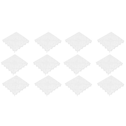ULTECHNOVO 12-Teilige Gitterplatten Filtern Professionelle Widerstandsfähige Tankkisten-Trennwand für Brett Verschleißfestes Kiesisolat Praktisches Zubehör für Aquarienfische Schwarze Zucht von ULTECHNOVO