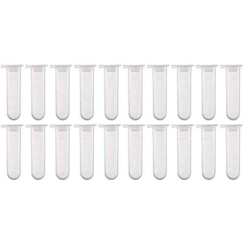 ULTECHNOVO 2 Sets Klasse 5 Ml Kunststoff Genaue Verschließbare Kappe Für Sichere Aufbewahrung 50 Stück X 2 von ULTECHNOVO