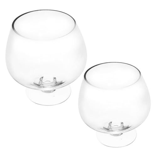 ULTECHNOVO 2 Stück Goldfischglasvase Fischbecken Pflanzen Bürobedarf Bürozubehör kleines Aquarium-Kit Multifunktionales Goldfischbecken Glas mit hohem Borosilikatgehalt ULTECHNOVO 2 Stück Goldfischglasvase Fischbecken Pflanzen Bürobedarf Bürozubehör kleines Aquarium-Kit Multifunktionales Goldfischbecken Glas mit hohem Borosilikatgehalt von ULTECHNOVO