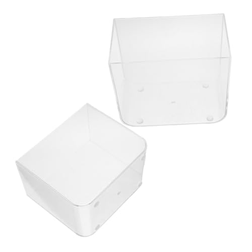 ULTECHNOVO 2 Stück Mini-Aquarium Fisch Wasser- Panzer Schildkröte Klein Aquariumtank Zucht Anlasser Tragbar Betta-Aquarium Würfel-Aquarium Mini -Aquarium Transparent Plastik ULTECHNOVO 2 Stück Mini-Aquarium Fisch Wasser- Panzer Schildkröte Klein Aquariumtank Zucht Anlasser Tragbar Betta-Aquarium Würfel-Aquarium Mini -Aquarium Transparent Plastik von ULTECHNOVO