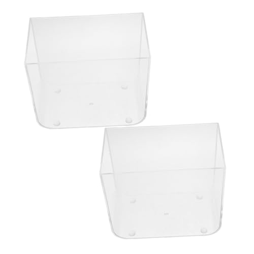 ULTECHNOVO 2 Stück Mini-Aquarium Schreibtisch Anlasser Wasser- Desktop-Fisch klein Mini -Aquarium Panzerset für Schildkröten Nano-Aquarium Betta-Aquarium Plastik Transparent ULTECHNOVO 2 Stück Mini-Aquarium Schreibtisch Anlasser Wasser- Desktop-Fisch klein Mini -Aquarium Panzerset für Schildkröten Nano-Aquarium Betta-Aquarium Plastik Transparent von ULTECHNOVO
