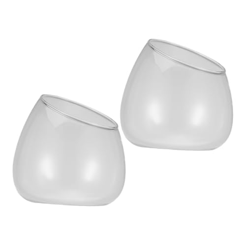 ULTECHNOVO 2 Stück Saftige Glasvase Terrarienschalen Kleine Terrarienschale Glasschale Für Pflanzen Glasschalen Dekorativ Outdoor-Terrarium Glas Terrarium Bowl Transparent ULTECHNOVO 2 Stück Saftige Glasvase Terrarienschalen Kleine Terrarienschale Glasschale Für Pflanzen Glasschalen Dekorativ Outdoor-Terrarium Glas Terrarium Bowl Transparent von ULTECHNOVO