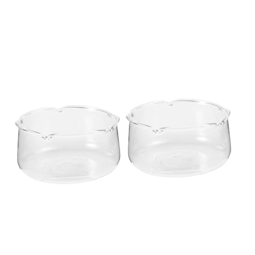 ULTECHNOVO 2 Stück Transparenter Glas Blumentopf Blumenvase Glastopf Für Pflanzen Dekorativer Fischtank Terrariumtopf Mikro Landschaftsflasche Glas Anzuchtvase Moos Terrarium von ULTECHNOVO