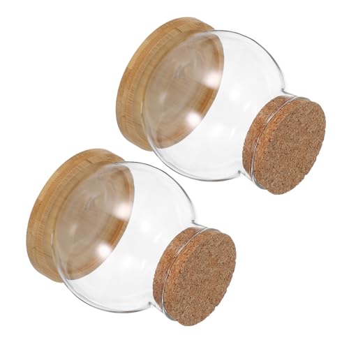 ULTECHNOVO 2Satz Hydroponische Fischschalen aus Klarglas mit Korkdeckel und Bambusmatte Robuste Aquarien für Betta Pflanzen Terrarien Halter und Stilvolle Tischdekoration ULTECHNOVO 2Satz Hydroponische Fischschalen aus Klarglas mit Korkdeckel und Bambusmatte Robuste Aquarien für Betta Pflanzen Terrarien Halter und Stilvolle Tischdekoration von ULTECHNOVO