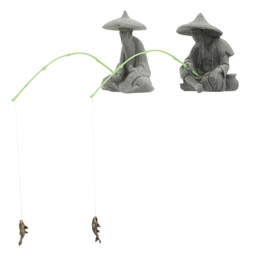 ULTECHNOVO 2stücke Figuren Aus Harz Für Aquarien-Dekoration Miniatur-Ornamente Zum Verzieren Von Bonsai-landschaften Und Wohnräumen Detailreiche Skulpturen Für Aquarien Und ULTECHNOVO 2stücke Figuren Aus Harz Für Aquarien-Dekoration Miniatur-Ornamente Zum Verzieren Von Bonsai-landschaften Und Wohnräumen Detailreiche Skulpturen Für Aquarien Und von ULTECHNOVO