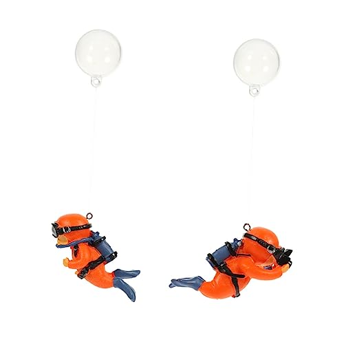 ULTECHNOVO 2stücke Kawaii Taucher Figurine Für Aquarien Umweltfreundliches Deko-Element Für Fischbehälter Und Wasserlandschaften ULTECHNOVO 2stücke Kawaii Taucher Figurine Für Aquarien Umweltfreundliches Deko-Element Für Fischbehälter Und Wasserlandschaften von ULTECHNOVO