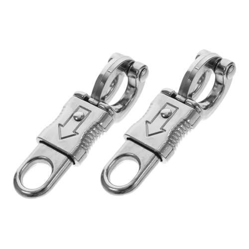 ULTECHNOVO 2stücke Pack Seil Löseclips Seil Hängehaken Pferderennzubehör Outdoorhaken Paracordclips Zinklegierung Clips Haken von ULTECHNOVO