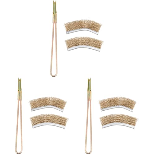 ULTECHNOVO 3 Sets Vogelkäfig Zubehör Käfig Reinigung Pinsel Griff Papagei Poop Reiniger Vogel Käfig Pinsel von ULTECHNOVO