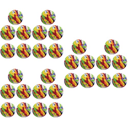 ULTECHNOVO 30 STK Kugel Aus Eva-Schaum Haustier Backenzahn Katzen-pom-pom-Spielzeug Kauspielzeug Kätzchen Bälle Spielzeug Backenzahnspielzeug Für Haustiere Beißspielzeug Bilden Katze Spielt von ULTECHNOVO