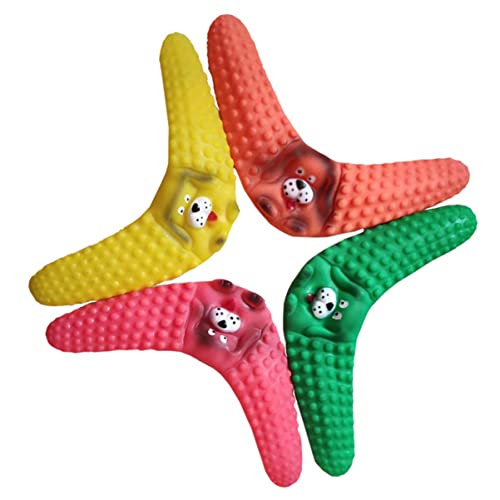 ULTECHNOVO Haustier Molaren Spielzeug 4 Pack Hund Kauen Spielzeug Helle Farben Komfortable Zufällige Farbe ULTECHNOVO Haustier Molaren Spielzeug 4 Pack Hund Kauen Spielzeug Helle Farben Komfortable Zufällige Farbe von ULTECHNOVO