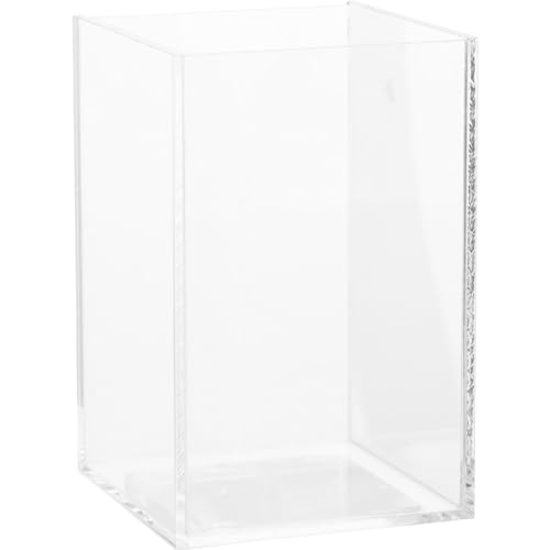 ULTECHNOVO Aquarium Fischbecken Transparenter Betta-Tank Empfindliches Aquariumbecken Luftpflanzenvase Transparentes Goldfischbecken Fischzubehör Tischfisch Acryl Bepflanzter Tank Bürobedarf von ULTECHNOVO