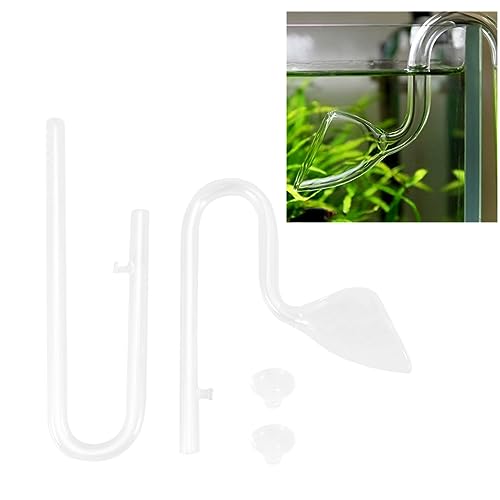 ULTECHNOVO Aquatische Glaslilie -Rohre Mit Lilie -Zufluss -Lilie -Abfluss Für Aquariumfilter 5/8 (16/22 Mm) Schlauch von ULTECHNOVO