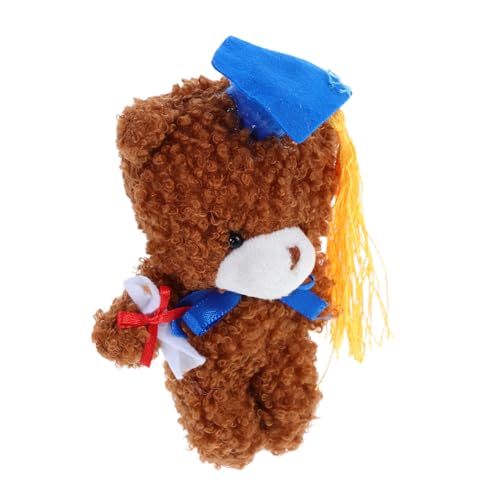 ULTECHNOVO Cute Graduation Bear Plüsch-Tier Mit Abschlussmütze Für Schlüsselanhänger Perfektes Für Schul Und College-absolventen Mit Blauer von ULTECHNOVO