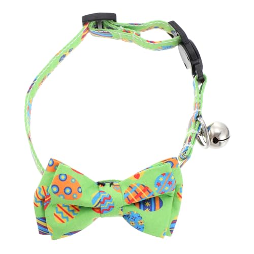 ULTECHNOVO Delikates Katzenhalsband mit Schleife Verstellbares Polyesterhalsband für Kätzchen Dekoratives Accessoire für Haustiere für Feste und Feiertage von ULTECHNOVO
