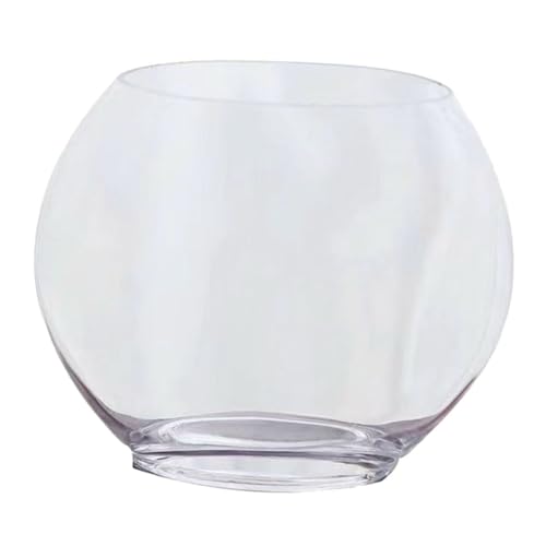 ULTECHNOVO Fischzubehör Schale Pflanzer Aquarienschale Pflanze Terrarienvase Pflanzenterrarium Pflanzen Terrarienschale dekoratives Betta-Becken Bürozubehör Betta-Panzer Glas von ULTECHNOVO