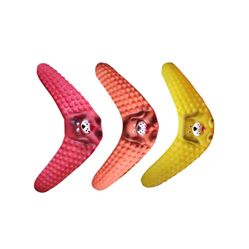 ULTECHNOVO Haustier Kauspielzeug Praktische Kau Bumerang Darts Form Spielzeug Hund Backenzahn Spielzeug Gummizahn Reinigungswerkzeug Pädagogisches Spielzeug für Indoor Outdoor 3Pcs ULTECHNOVO Haustier Kauspielzeug Praktische Kau Bumerang Darts Form Spielzeug Hund Backenzahn Spielzeug Gummizahn Reinigungswerkzeug Pädagogisches Spielzeug für Indoor Outdoor 3Pcs von ULTECHNOVO