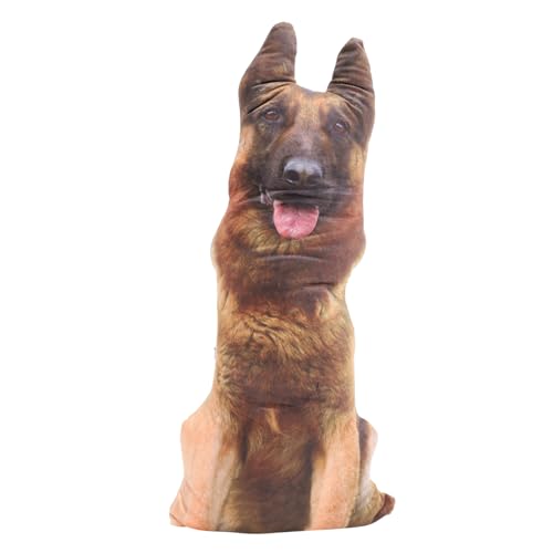 ULTECHNOVO Hunde Kuschelkissen Plüschspielzeug Sofakissen zum Umarmen Lebensnahes Design Weiches Hundekissen für Wohnzimmer Schlafzimmer von ULTECHNOVO