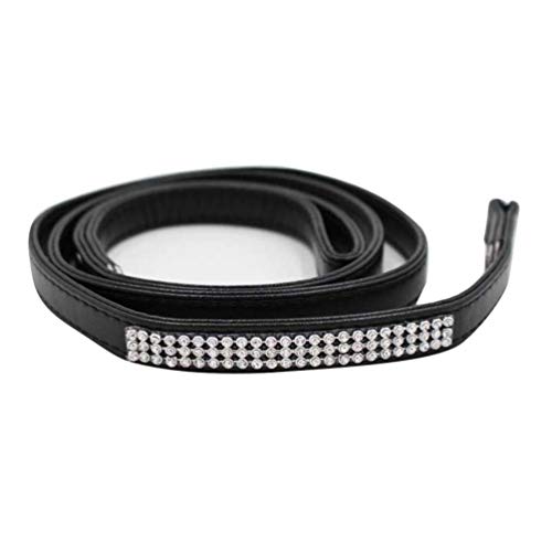 ULTECHNOVO Haken Für Das Haustierhalsband Bling Hund Leine Katzenhalsband Mit Strass Kleine Hundeleine Hundespaziergang Traktionsgurt Für Haustiere Hund Fuß Leine Leder Leine Juwel Schwer Neo von ULTECHNOVO