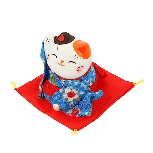 ULTECHNOVO Japanische Kimono-Katze-Dekoration Tischdekoration Einzigartige Langlebigkeit Schlafzimmer-Dekoration von ULTECHNOVO