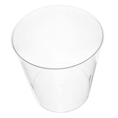 ULTECHNOVO Kleines Bruchsicheres Plastik Fischglas Transparentes Rund Aquarium für Schreibtisch und Büro für Goldfische und Platzsparend von ULTECHNOVO