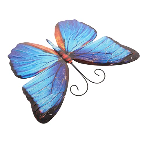 ULTECHNOVO Schmetterling Wanddeko Aus Metall Schmetterling Dekoration Für Schlafzimmer Wand Anhänger Wandaufkleber DIY Schmetterlinge Wanddeko Metall Wandaufkleber von ULTECHNOVO