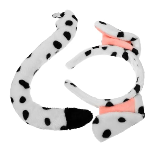 ULTECHNOVO Teiliges Hundekostüm Set mit Niedlichem Hundeohren Haarreif und Weißem Leichtes Komfortables Animal Cosplay Zubehör für Tierkostüm Partys und Verkleidungen ULTECHNOVO Teiliges Hundekostüm Set mit Niedlichem Hundeohren Haarreif und Weißem Leichtes Komfortables Animal Cosplay Zubehör für Tierkostüm Partys und Verkleidungen von ULTECHNOVO