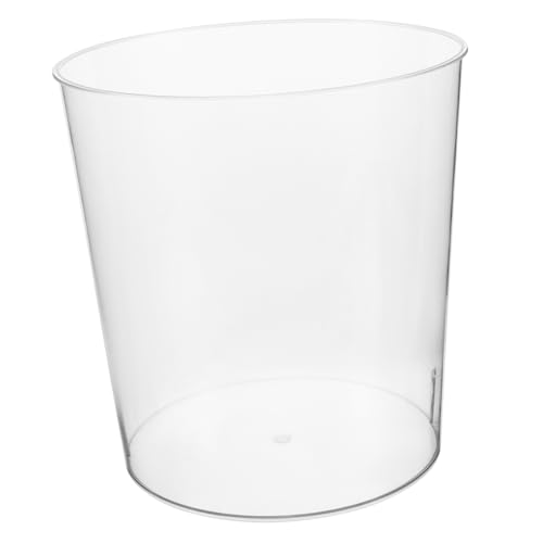 ULTECHNOVO Transparent Zerbrochenes Fischtank Rund Desktop Goldfischschale Ideal Für Kleine Fische Ideal Für Home Office Desktop Dekoration von ULTECHNOVO