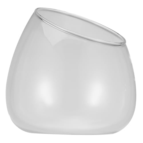 ULTECHNOVO Transparentes Micro Ecology Terrarium mit Schrägem Mund Dickwandige Sukkulenten Vase Langlebiges Ökosystem für Blumen Zimmerdekoration Geeignet für Zuhause und Büro ULTECHNOVO Transparentes Micro Ecology Terrarium mit Schrägem Mund Dickwandige Sukkulenten Vase Langlebiges Ökosystem für Blumen Zimmerdekoration Geeignet für Zuhause und Büro von ULTECHNOVO
