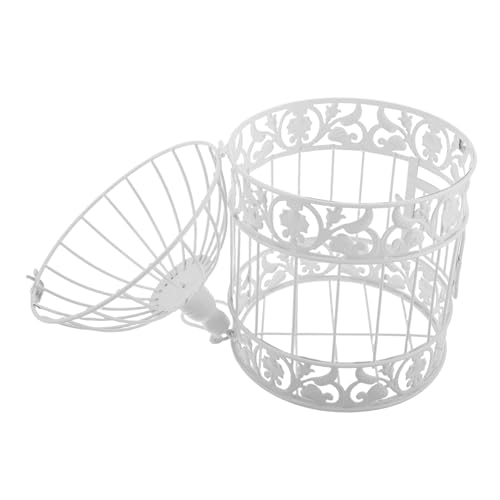 ULTECHNOVO Vogelkäfig Im Vintage-Stil Aus Europäischem Metall Vogelkäfig-Ornament Für Hochzeiten von ULTECHNOVO