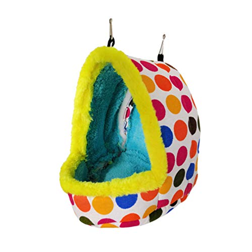 ULTECHNOVO Vogelnesthaus Winter Warm Hängend Hängematte Papagei Vogelbett Vogelversteck Schlafbett Plüschnest Spielzeug Für Papagei Sittich Nymphensittiche Wellensittiche Meerschweinchen ULTECHNOVO Vogelnesthaus Winter Warm Hängend Hängematte Papagei Vogelbett Vogelversteck Schlafbett Plüschnest Spielzeug Für Papagei Sittich Nymphensittiche Wellensittiche Meerschweinchen von ULTECHNOVO