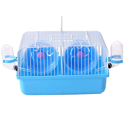 ULTECHNOVO Zarte Hamster-Dating-Käfig für zwei Mäuse, zum Käfig, für Haustiere, Blau von ULTECHNOVO