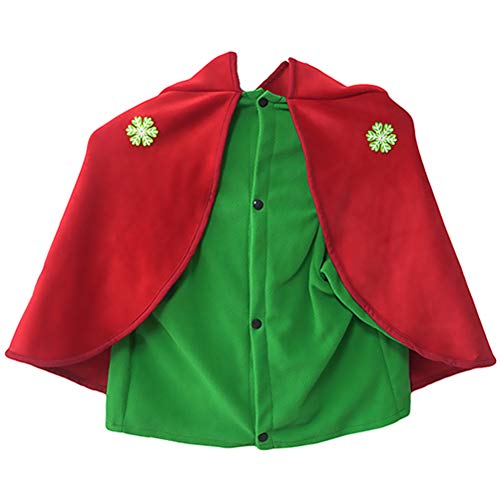 Weihnachten Hund Costume - Schöne Haustier-Cloak Weihnachten Haustier-Hundekap Cosplay-Kostüm für Weihnachtsfeier von ULTECHNOVO