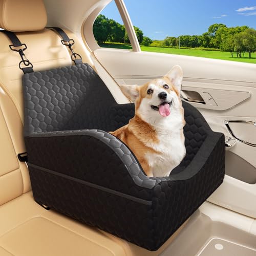 UNICITII Hunde Autositz für Kleine Mittlere Hunde, Erhöhte Hundesitz Auto mit Sicherheitsgurt Verdickter Hunde Autositz Hundebett für Rückbank Vordersitz Booster Autositz für Hunde unter 30 lbs UNICITII Hunde Autositz für Kleine Mittlere Hunde, Erhöhte Hundesitz Auto mit Sicherheitsgurt Verdickter Hunde Autositz Hundebett für Rückbank Vordersitz Booster Autositz für Hunde unter 30 lbs von UNICITII