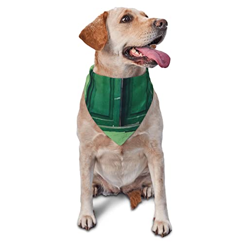 Dreieckstuch für kleine und mittelgroße und große Hunde und Katzen, Grün Dreieckstuch für kleine und mittelgroße und große Hunde und Katzen, Grün von UNIOND