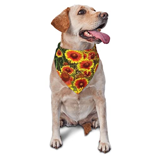 Halstuch, bedruckt, dreieckig, verstellbar, waschbar, für kleine, mittelgroße und große Hunde und Katzen Halstuch, bedruckt, dreieckig, verstellbar, waschbar, für kleine, mittelgroße und große Hunde und Katzen von UNIOND