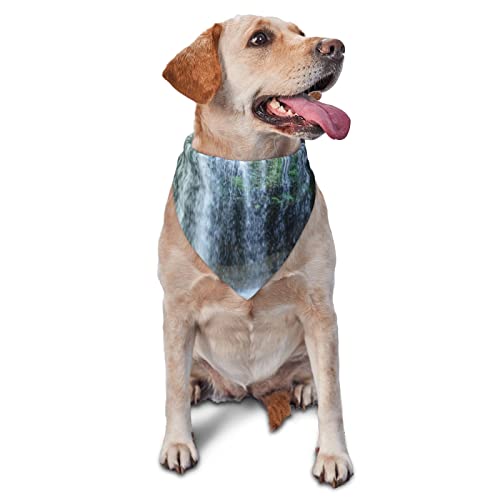 Kumamoto Falls Bedrucktes Dreieck Bandana Verstellbarer Haustier Schal Waschbares Halstuch für Kleine Mittlere Große Hunde Katzen Kumamoto Falls Bedrucktes Dreieck Bandana Verstellbarer Haustier Schal Waschbares Halstuch für Kleine Mittlere Große Hunde Katzen von UNIOND