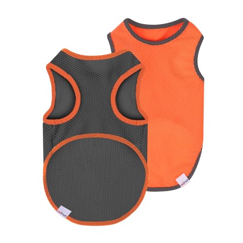 UNIPUP Kühl-Shirts für Hunde, leicht, atmungsaktiv, für kleine Hunde, Jungen, Mädchen, Sonnenschutz, ärmellose Hemden für Hunde und Katzen, Welpen, Größe S, 2 Stück UNIPUP Kühl-Shirts für Hunde, leicht, atmungsaktiv, für kleine Hunde, Jungen, Mädchen, Sonnenschutz, ärmellose Hemden für Hunde und Katzen, Welpen, Größe S, 2 Stück von UNIPUP