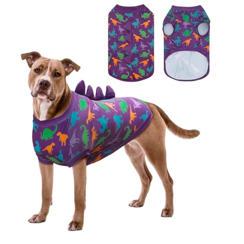 UNIPUP U-COSBX01M Sonnenschutz-Hunde-Shirt, ärmellos, kühlende Weste für mittelgroße Hunde und Jungen, schnelltrocknendes Haustier-T-Shirt mit lustigen Dinosaurier-Hörnern, UV-Schutz, atmungsaktive UNIPUP U-COSBX01M Sonnenschutz-Hunde-Shirt, ärmellos, kühlende Weste für mittelgroße Hunde und Jungen, schnelltrocknendes Haustier-T-Shirt mit lustigen Dinosaurier-Hörnern, UV-Schutz, atmungsaktive von UNIPUP