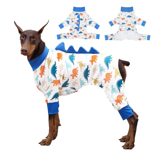 UNIPUP U-COSP02L Hunde-Pyjama für große Hunde, Einteiler für große Hunde, Kleidung für große Hunde, kein Ausfallen, kein Lecken, nach Operationen, Genesung, weicher Stoff, dehnbarer Hunde-Pyjama UNIPUP U-COSP02L Hunde-Pyjama für große Hunde, Einteiler für große Hunde, Kleidung für große Hunde, kein Ausfallen, kein Lecken, nach Operationen, Genesung, weicher Stoff, dehnbarer Hunde-Pyjama von UNIPUP
